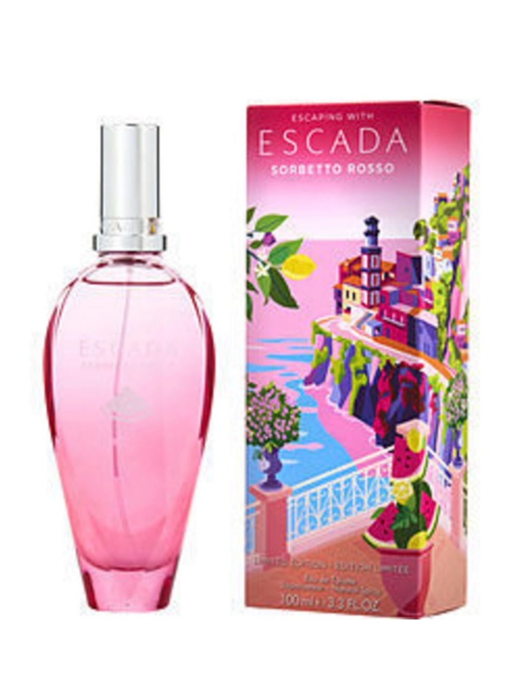 ESCADA SORBETTO ROSSO by Escada EDT SPRAY 3.3 OZ (LIMITED EDITION-NEW PACKAGING)